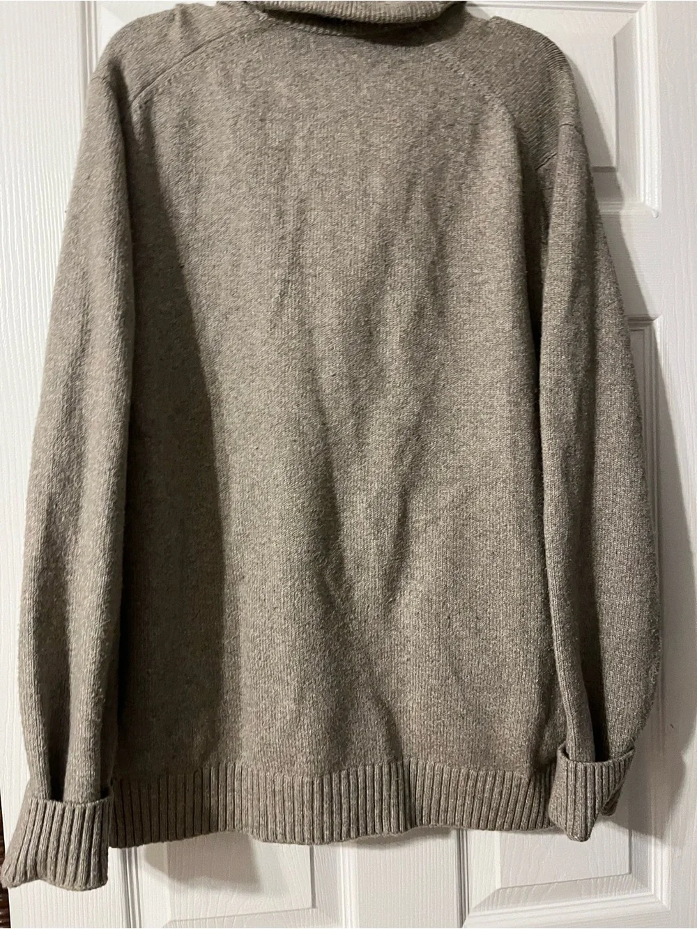 Banana Republic Men’s Shawl Collar Cardigan - Taupe Heather